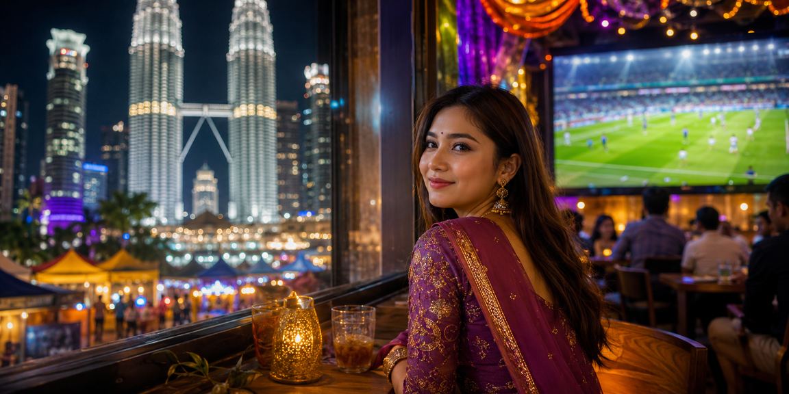 Pemain bertaruh pada bola sepak di Kuala Lumpur melalui telefon mudah alih