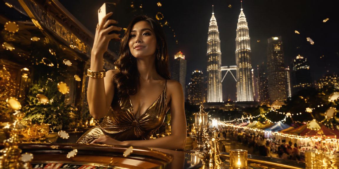 Pengguna Kuala Lumpur mengakses kasino mudah alih 50050 dari telefon pintar
